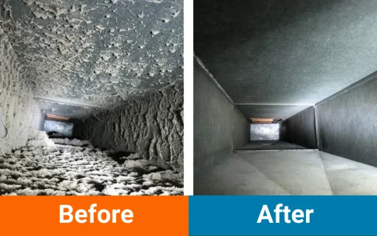 Air Duct Cleaning Before and After - Williams and sons